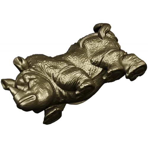 Реалистичная 3D модель носорога в формате STL для ЧПУ