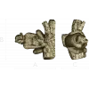 Squirrel on Tree Branch 3D Model STL for CNC Milling