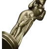 Detailed 3D Model of Nude Woman Sculpture for CNC Milling in STL Format