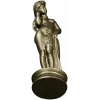 Detailed 3D Model of Nude Woman Sculpture for CNC Milling in STL Format