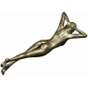 Лежащая грация - 3D модель STL для ЧПУ