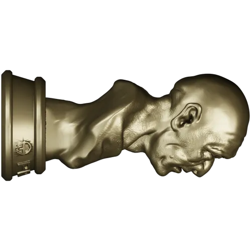 Пожилой мужчина - 3D модель для ЧПУ в формате STL