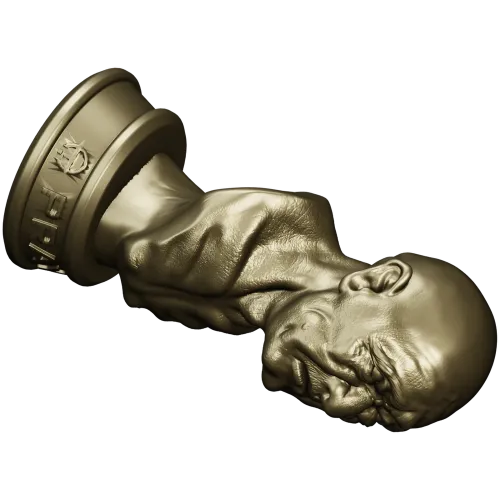Пожилой мужчина - 3D модель для ЧПУ в формате STL