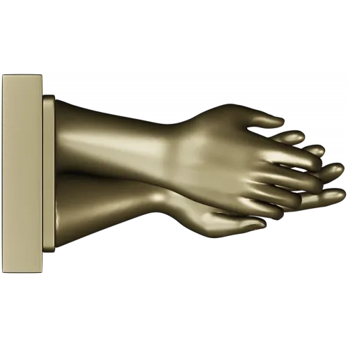 STL 3D Model of Touching Hands for CNC Milling