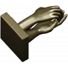 STL 3D Model of Touching Hands for CNC Milling