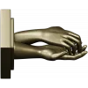 STL 3D Model of Touching Hands for CNC Milling