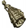Принцесса в бальном платье - 3D модель (.stl) для ЧПУ