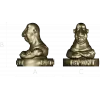 Весёлый карикатурный бюст - stl модель для ЧПУ
