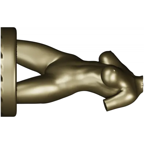 3D модель торса женщины в формате STL для ЧПУ