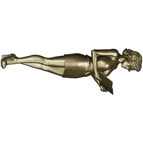 Преподавательница с книгой - 3D модель (STL) для ЧПУ