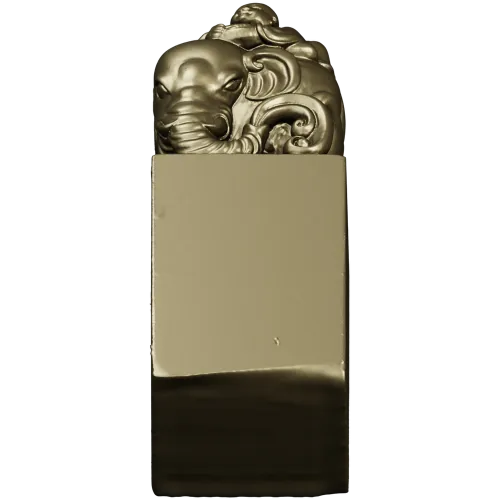 Счастливый слон с Буддой - 3D модель STL для ЧПУ