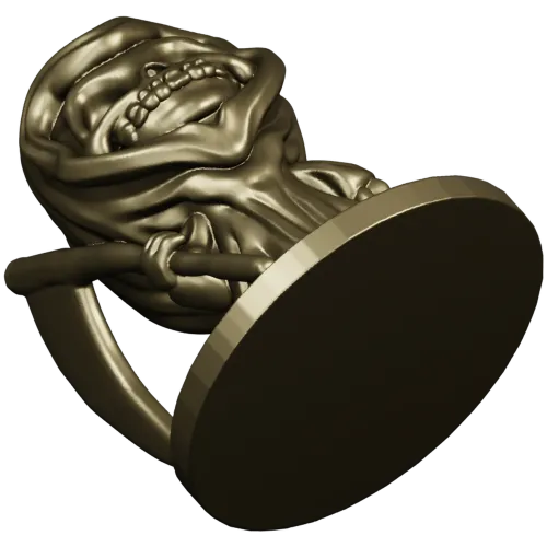 Whimsical Grim Reaper STL Model for CNC