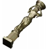 Female Caryatid Column 3D Model for CNC Milling STL