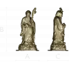 3D модель статуэтки старца долголетия в формате STL для ЧПУ