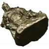 3D STL Model of Seated Ancient Warrior Figurine for CNC Milling