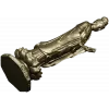 Detailed Religious Statuette 3D Model STL for CNC Milling