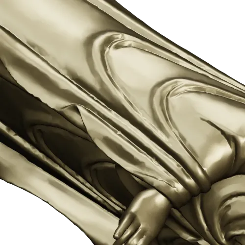 Detailed Religious Statuette 3D Model STL for CNC Milling
