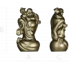 3D модель Хотей на мешке - STL для ЧПУ резьбы