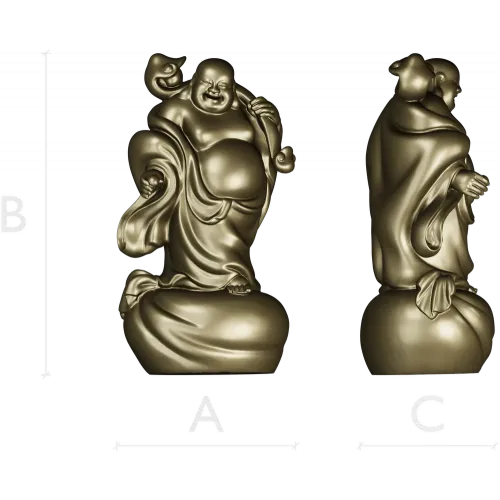 3D модель Хотей на мешке - STL для ЧПУ резьбы