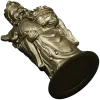 Detailed STL 3D Model of Prosperity Figurine for CNC Milling