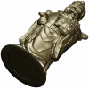 Detailed STL 3D Model of Prosperity Figurine for CNC Milling