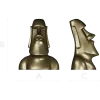 3D модель моаи - бюст в формате STL для ЧПУ
