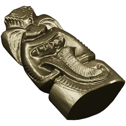 Tiki Statuette STL Model for CNC Milling