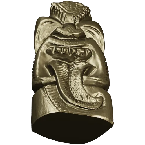Tiki Statuette STL Model for CNC Milling