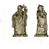Мудрец долголетия - 3D модель STL для ЧПУ