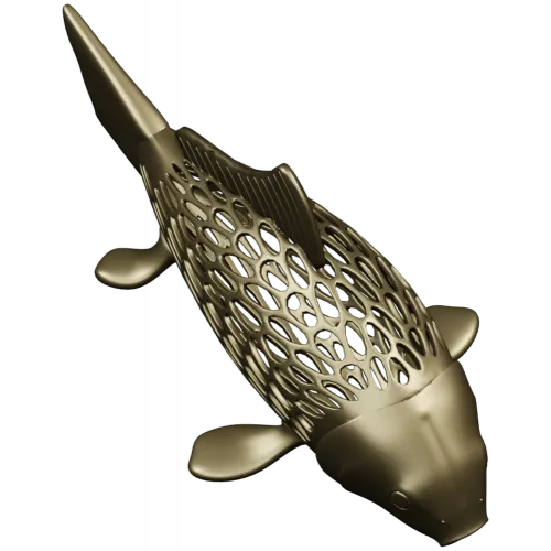 Карп-орнамент - 3D модель STL для ЧПУ