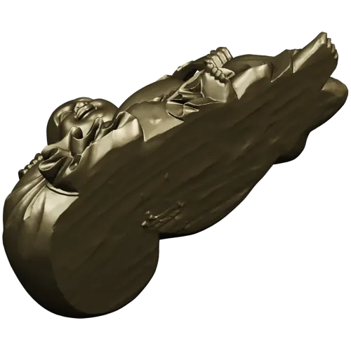 Laughing Buddha 3D Model STL for CNC Milling and Wood Carving