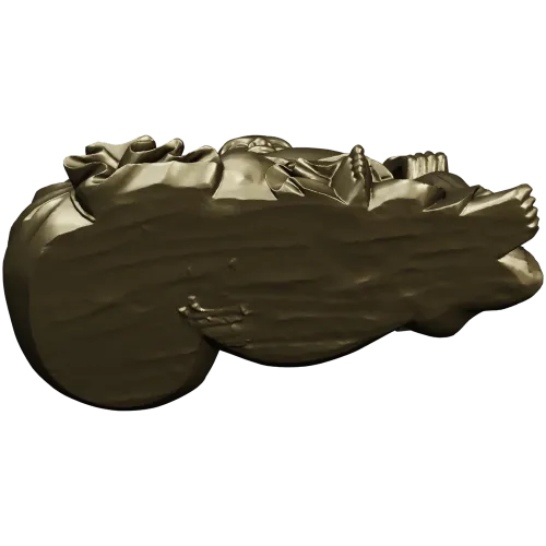 Laughing Buddha 3D Model STL for CNC Milling and Wood Carving