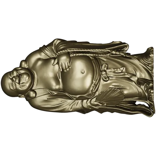 Laughing Buddha 3D Model STL for CNC Milling