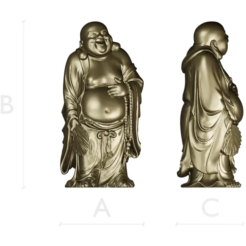 Хотей - 3D модель STL для ЧПУ (статуэтка)