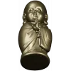 Meditative Monk Statue 3D STL Model for CNC Milling