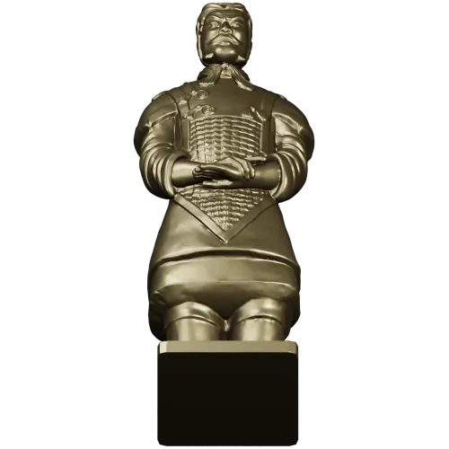 3D модель "Ваджовый страж" - теракотовый воин (STL) для ЧПУ