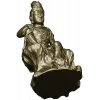 3D модель Гуаньинь - статуэтка на лотосе (STL)