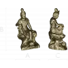 3D модель Гуаньинь - статуэтка на лотосе (STL)