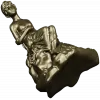 Нимфа на камне - 3D модель STL для ЧПУ