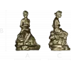 Нимфа на камне - 3D модель STL для ЧПУ