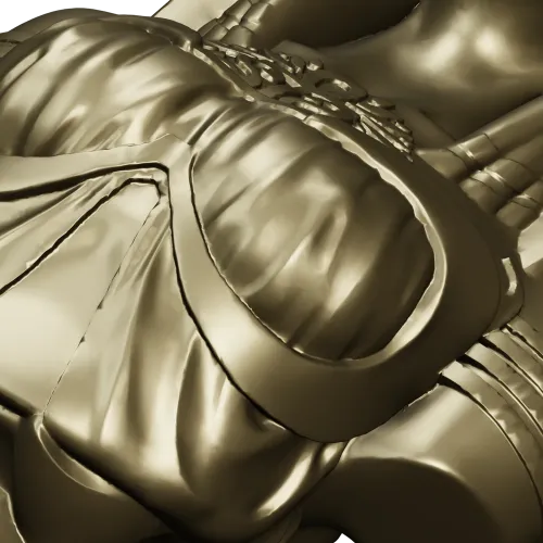 Regal Female Bust 3D Model for CNC Milling STL