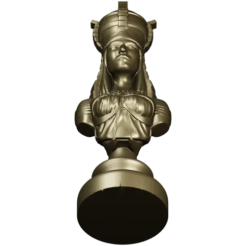 Regal Female Bust 3D Model for CNC Milling STL