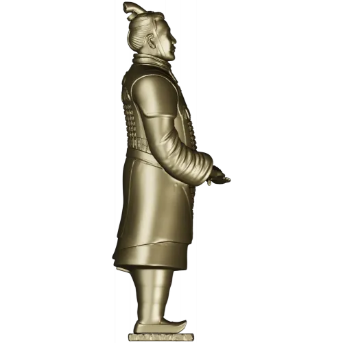 STL модель - Воин терракотовой армии для ЧПУ