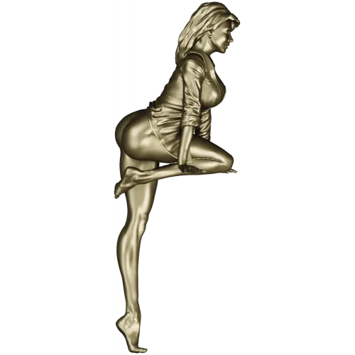 Грациозная женская фигура - 3D модель STL для ЧПУ