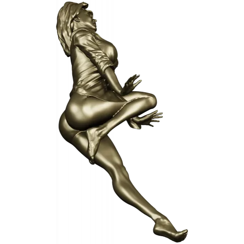 Грациозная женская фигура - 3D модель STL для ЧПУ