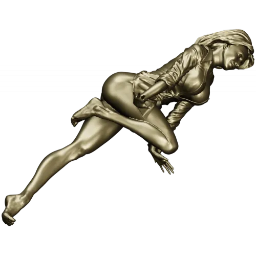 Грациозная женская фигура - 3D модель STL для ЧПУ
