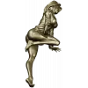 Грациозная женская фигура - 3D модель STL для ЧПУ