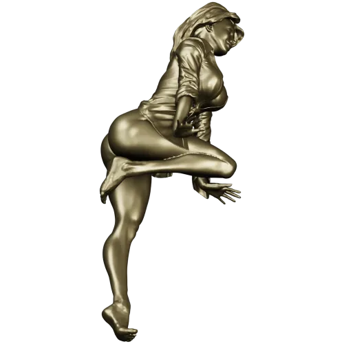 Грациозная женская фигура - 3D модель STL для ЧПУ