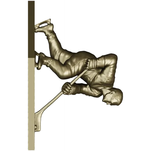 Хоккеист - 3D модель в формате STL для ЧПУ