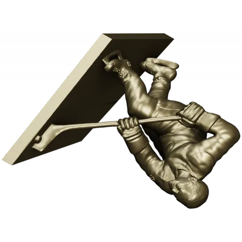 Хоккеист - 3D модель в формате STL для ЧПУ